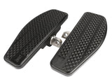 Thrashin Supply TS-TSC-2025-1 Mini Floorboards Black w/H-D Male Mount