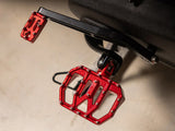 Thrashin Supply TS-TSC-2031-2-D Aggressor Mini Floorboards w/H-D Male Mount Red