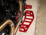 Thrashin Supply TS-TSC-2221-2 Aggressor Brake Arm Pedal Red for Touring 14-Up (Using Thrashin Brake Arms)