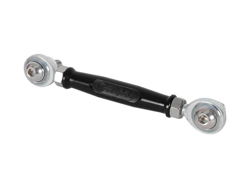 Thrashin Supply TS-TSC-2301-1 Adjustable Brake Linkage Black for Softail 18-Up w/Mid Controls