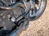 Thrashin Supply TS-TSC-2303-3 Brake Pedal Arm Chrome for Harley-Davidson Dyna 99-17 w/Mid Controls