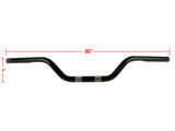 Thrashin Supply TS-TSC-2700-1 Mid Bend Handlebar Black