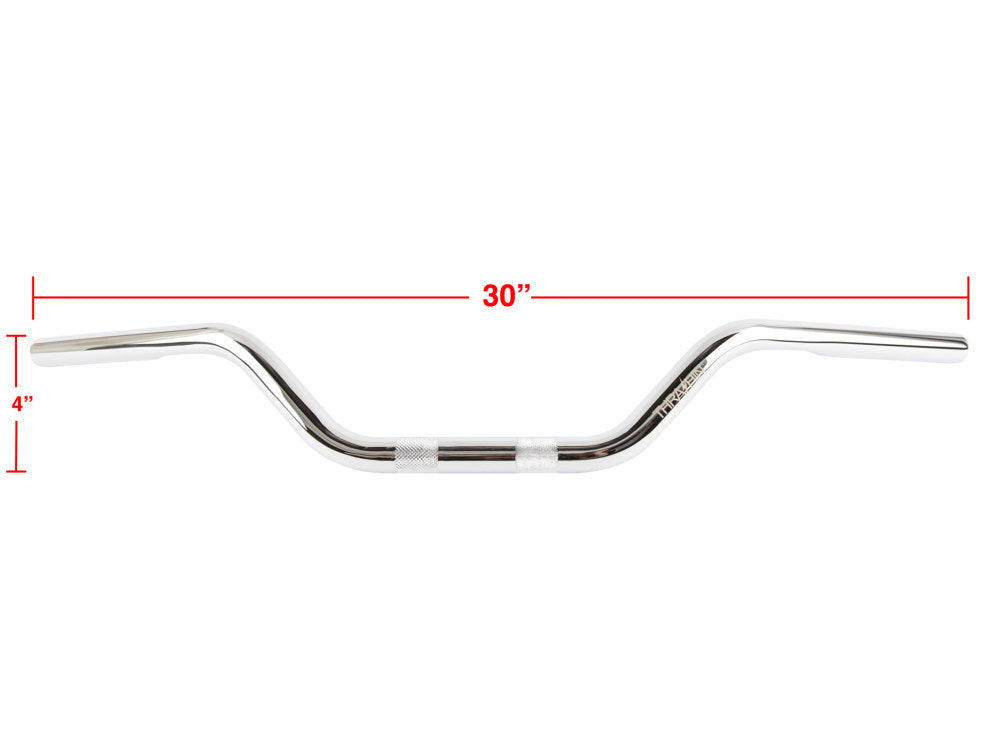 Thrashin Supply TS-TSC-2700-3 Mid Bend Handlebar Chrome