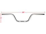 Thrashin Supply TS-TSC-2701-3 High Bend Handlebar Chrome