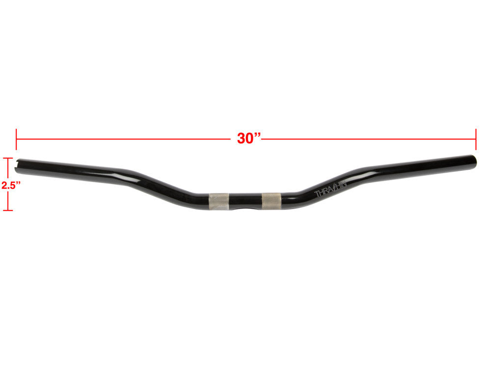 Thrashin Supply TS-TSC-2702-1 Low Bend Handlebar Black