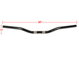 Thrashin Supply TS-TSC-2702-1 Low Bend Handlebar Black