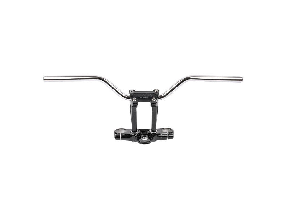 Thrashin Supply TS-TSC-2706-3 Aggressive Mid Bend Handlebar Chrome