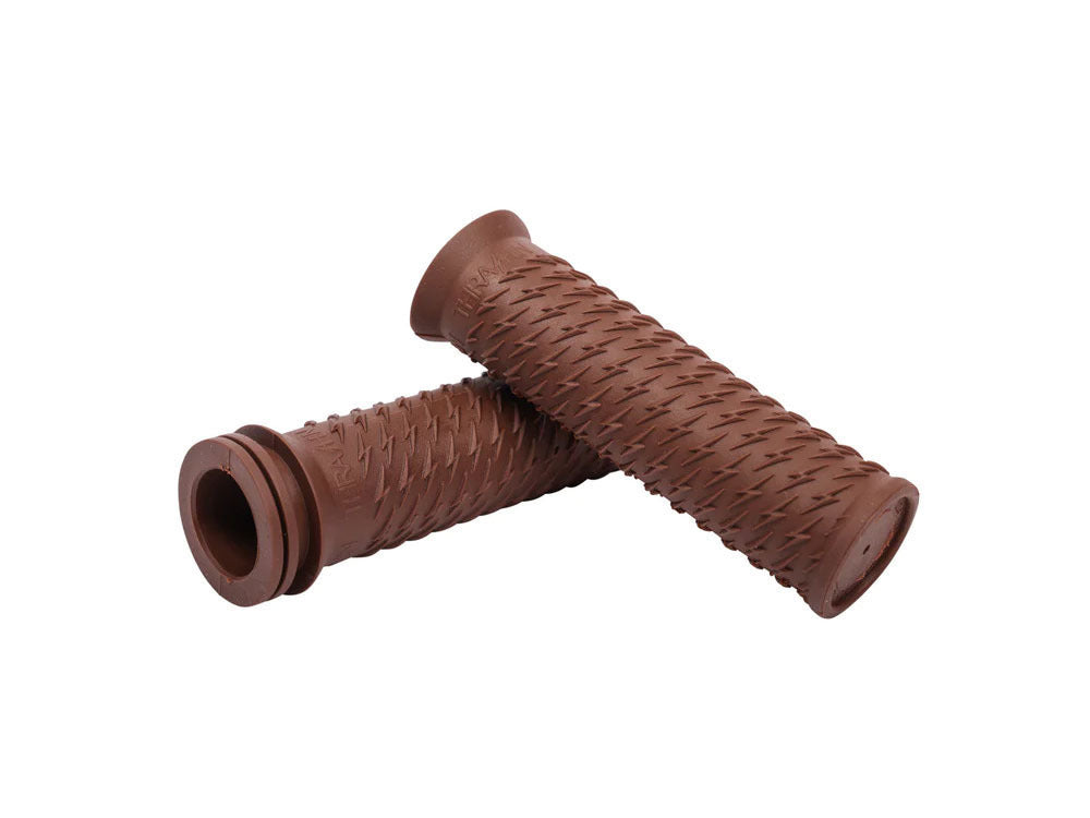 Thrashin Supply TS-TSC-2708-5 Bolt Grips Brown for all Models w/Cable or Throttle By Wire