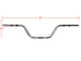 Thrashin Supply TS-TSC-2802-3 High Bend Bars Chrome for CVO Touring 23-Up/Street Glide/Road Glide 24-Up