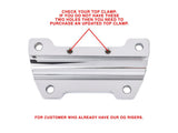 Thrashin Supply TS-TSC-2825-3 Replacement OG Handlebar Top Clamp Chrome