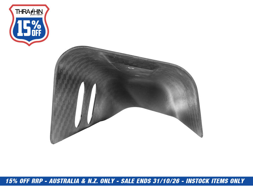 Thrashin Supply TS-TSC-3111-1 Air Scoop Coil Cover Gloss Carbon for Harley-Davidson Softail 18-Up/Touring 24-Up