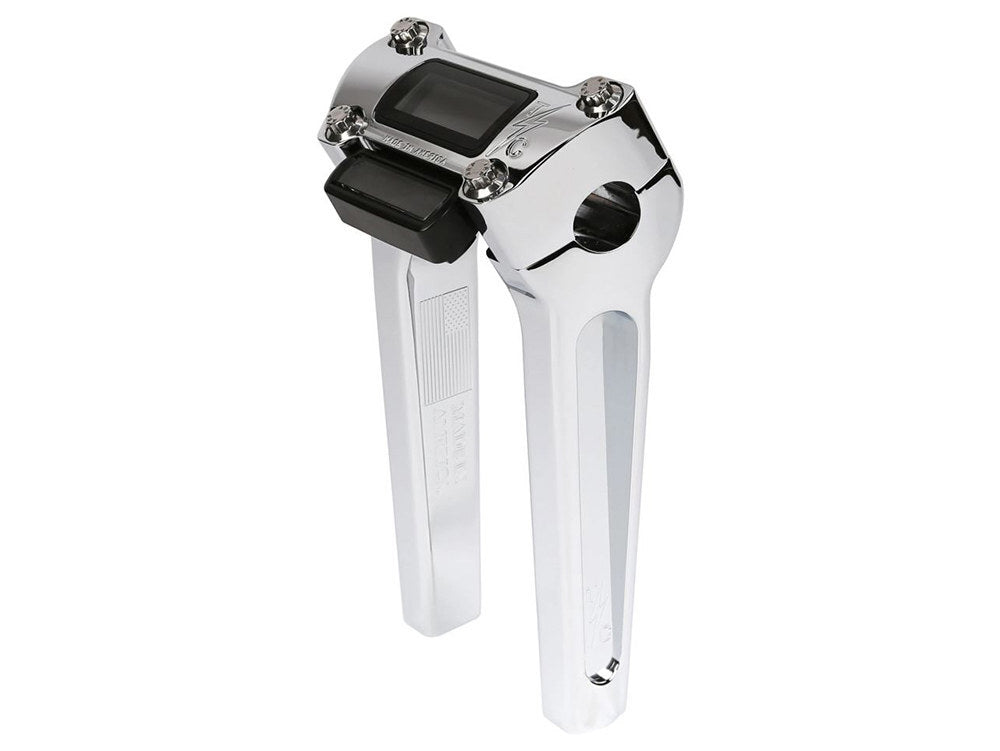 Thrashin Supply TS-TSC-8025-3 8" Straight Thrashin Risers Chrome for Softail/Street Bob/Breakout 18-Up/Standard 20-Up