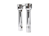 Thrashin Supply TS-TSC-8100-3 8" Hole Shot Risers Chrome