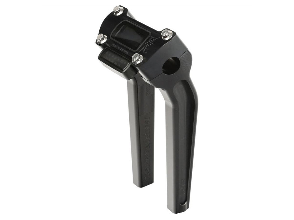 Thrashin Supply TS-TSC-9500-1 9.5" Pull Back Thrashin Risers Black for Softail Street Bob 18-Up/Breakout/Standard 20-Up