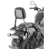 Givi TS1194B Backrest w/Detachable Small Luggage Carrier for Honda CMX 1100 Rebel 21-24