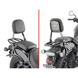 Givi TS1194B Backrest w/Detachable Small Luggage Carrier for Honda CMX 1100 Rebel 21-24