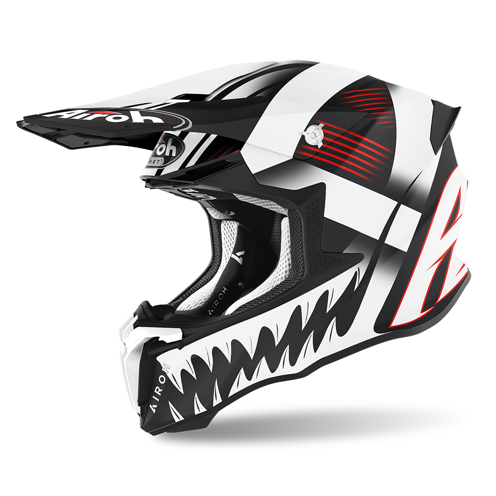 Airoh Twist 2.0 Mask Matte Black/White Helmet