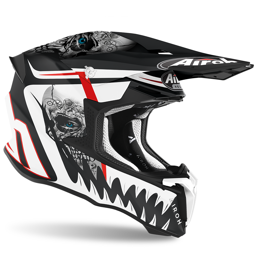 Airoh Twist 2.0 Mask Matte Black/White Helmet