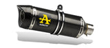 Arrow 71831MK Thunder Carbon Slip-On Muffler w/Carbon End Cap for Yamaha MT-03 16-19/YZF-R3 15-18 & 21-24