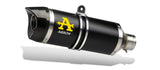 Arrow 71095AKN Thunder Stainless Steel Full Exhaust System w/Aluminium Dark Muffler & Carbon End Cap for Yamaha MT-07 25-Up