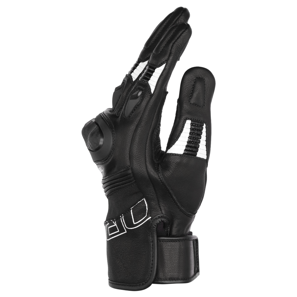 DriRider Torque Short Cuff Black/White Gloves