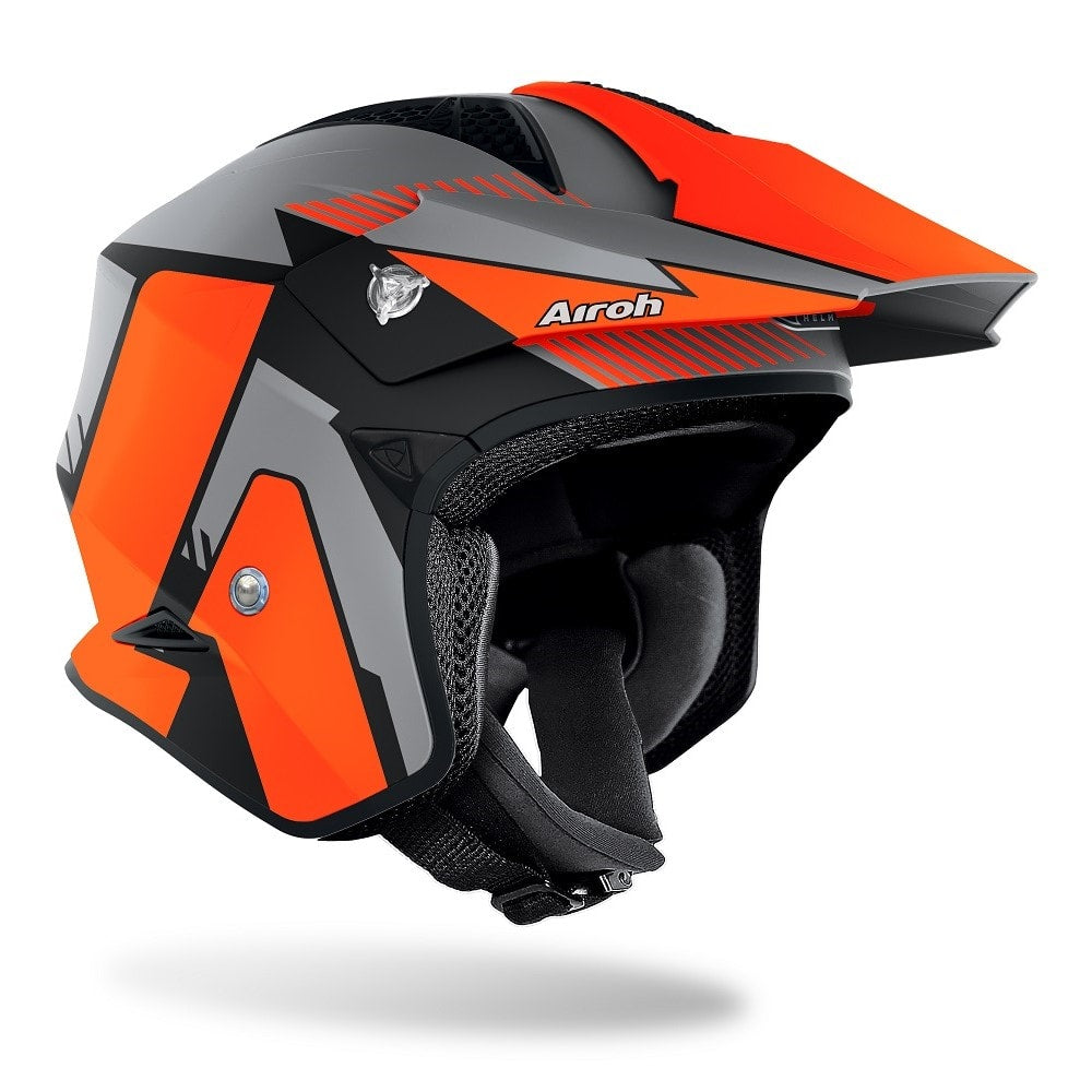 Airoh TRR-S Trial Pure Matte Orange Helmet