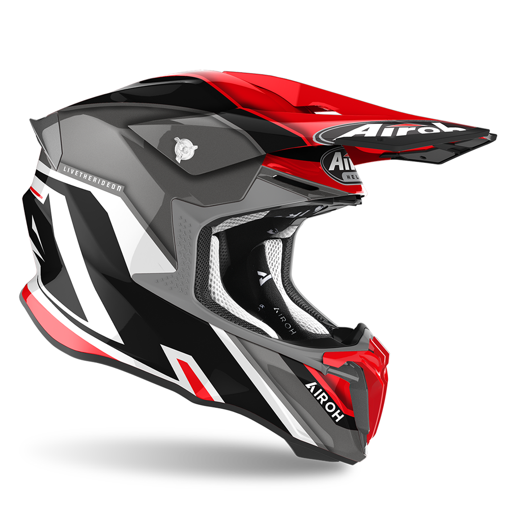 Airoh Twist 2.0 Shaken Gloss Red Helmet