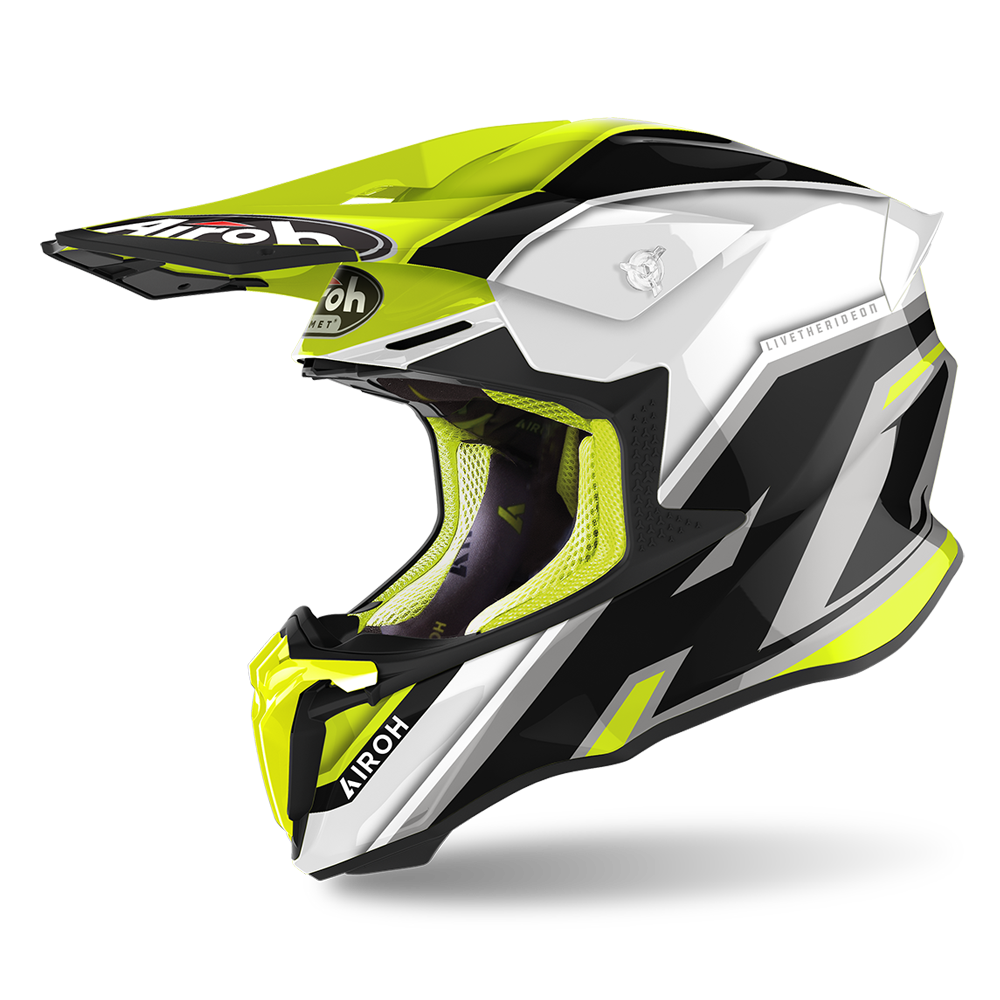 Airoh Twist 2.0 Shaken Gloss Yellow Helmet