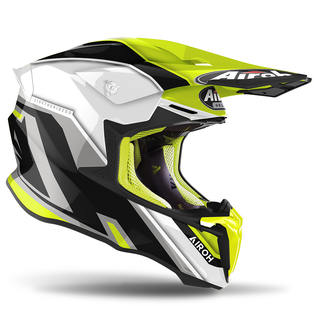 Airoh Twist 2.0 Shaken Gloss Yellow Helmet