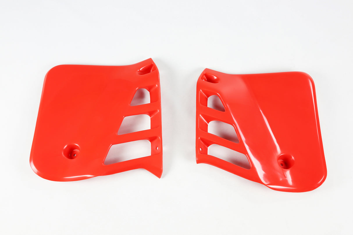 UFO Radiator Shrouds 1988-1989 Red for Honda CR250 1987