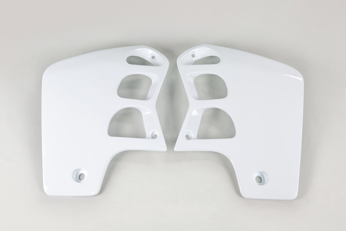 UFO Radiator Shrouds White for Honda CR500 89-01