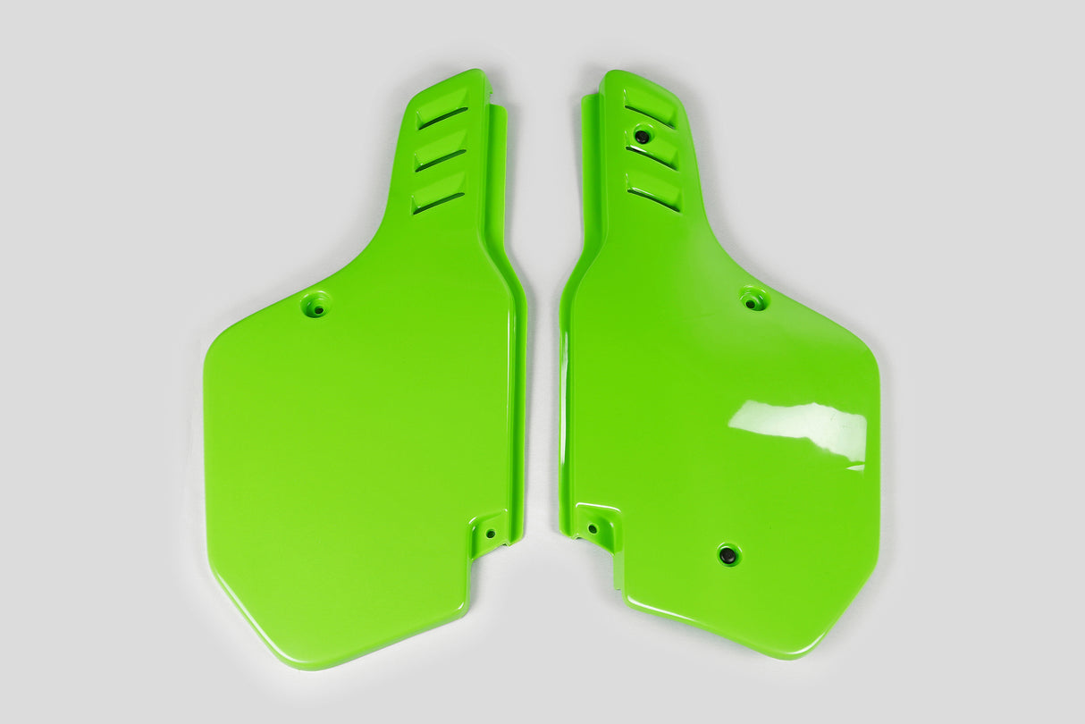 UFO Side Panels Green for Kawasaki KX125/KX250 88-89/KX500 88-02/KDX200 90-94