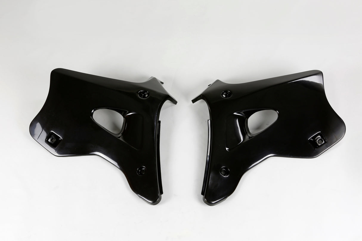 UFO Radiator Shrouds Black for Kawasaki KX125/KX250 94-98