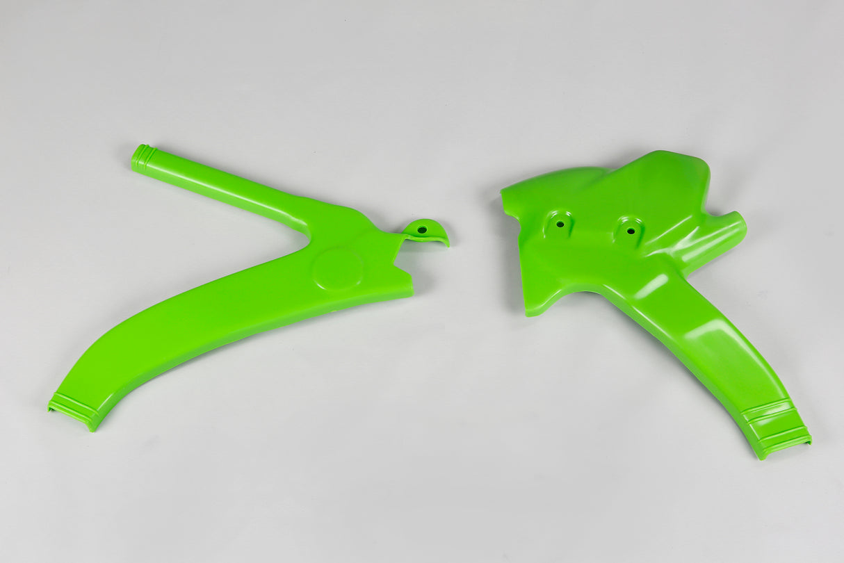 UFO Frame Guards Green for Kawasaki KXF125/KX250F 94-98