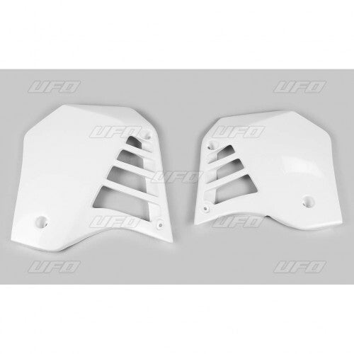 UFO Radiator Shrouds White for Yamaha YZ125 87-88