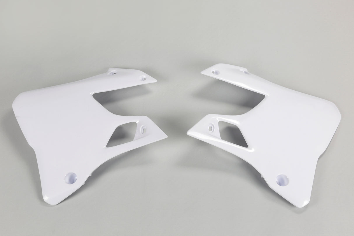 UFO Radiator Shrouds White for Yamaha YZ125/YZ250 96-01