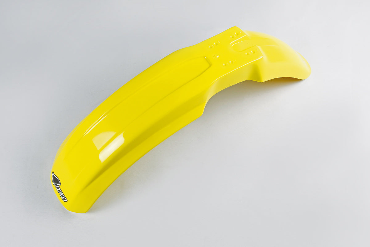 UFO Front Fender Yellow 102 for Suzuki RM125/RM250 89-00/DRZ400E 00-23