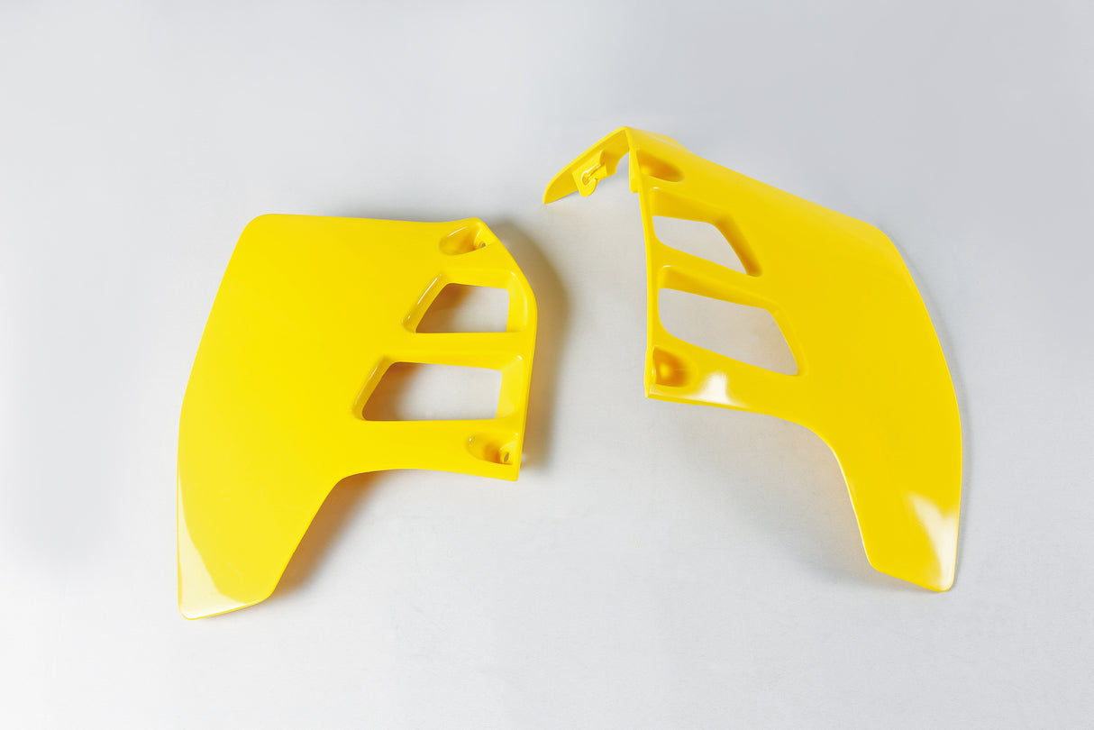 UFO Radiator Shrouds Yellow for Suzuki RM125 89-91