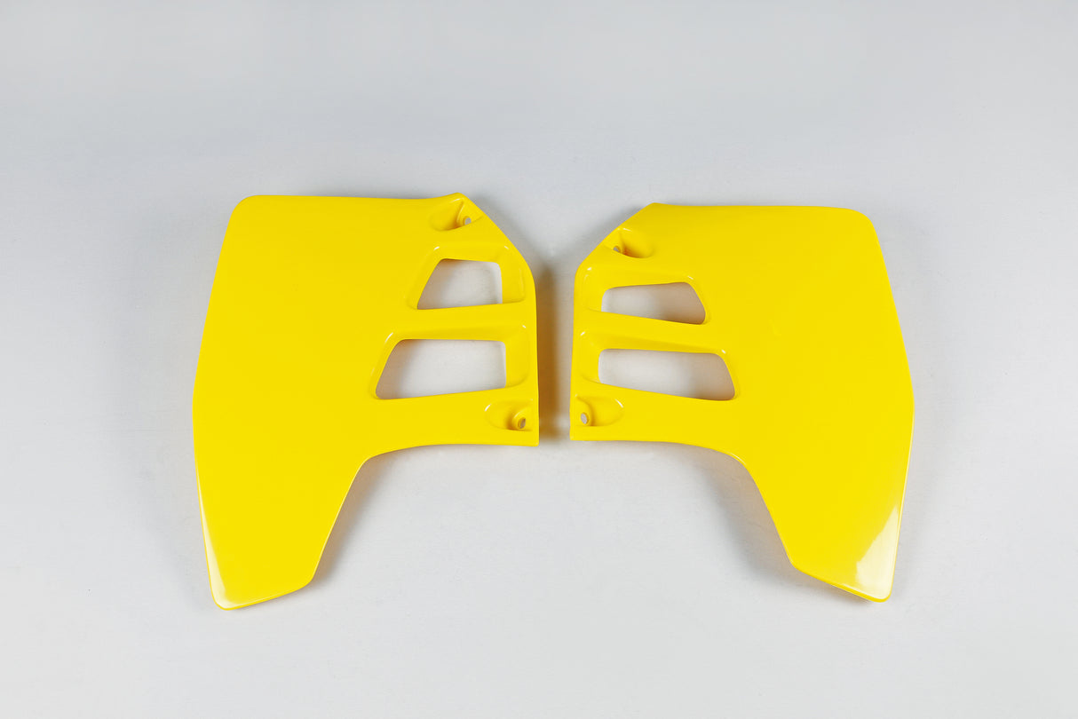 UFO Radiator Shrouds Yellow for Suzuki RM125 1992/RM250 89-92