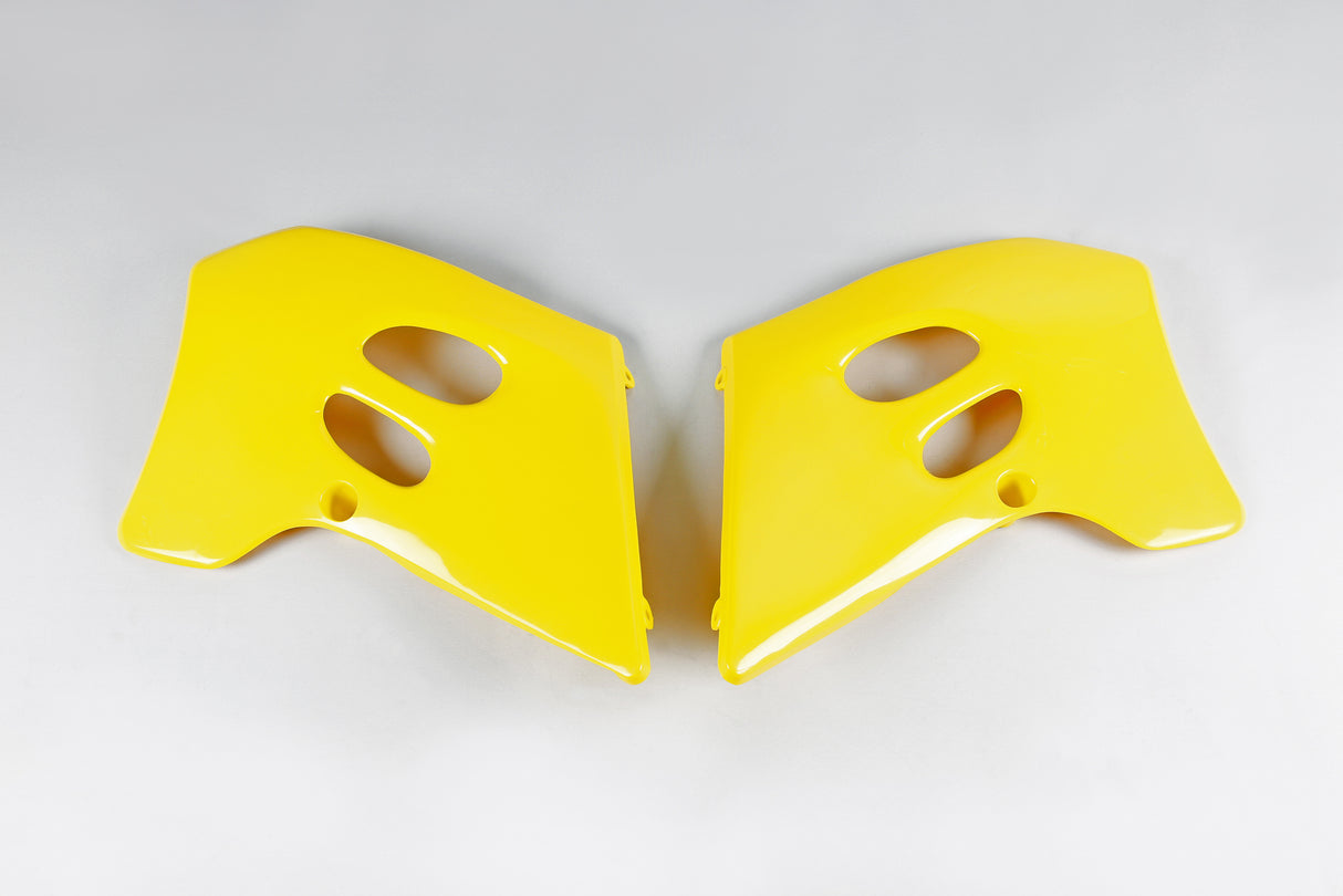 UFO Radiator Shrouds Yellow for Suzuki RM125/RM250 93-95