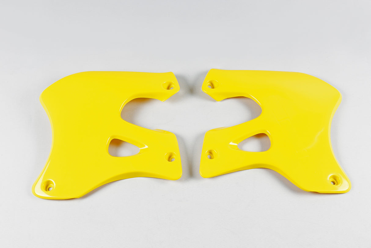 UFO Radiator Shrouds Yellow for Suzuki RM125/RM250 96-98