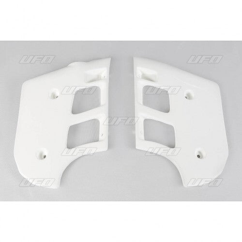 UFO Radiator Shrouds White for KTM MX 125 91-92/SX 250 90-92