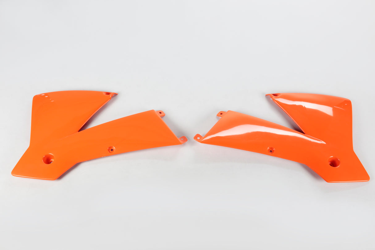 UFO Radiator Shrouds 1998-2018 Orange for KTM 125 02-04/250 01-04/380 01-04/400 01-04/520 01-04