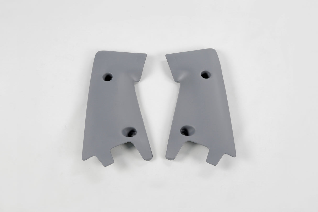 UFO Lower Radiator Shrouds Grey for Husqvarna CR125/CR250 00-03 & 2005/WR125/WR250 2005