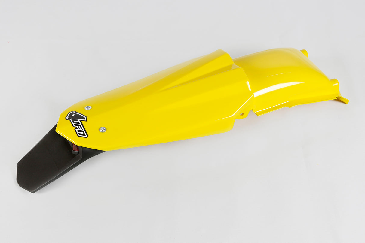 UFO Rear Fender Yellow w/Tailight for Husqvarna CR125/TE/TX 250/TC/TE 310 05-07/WR125 05-08/CR/WR250 05-13/WR300 09-13