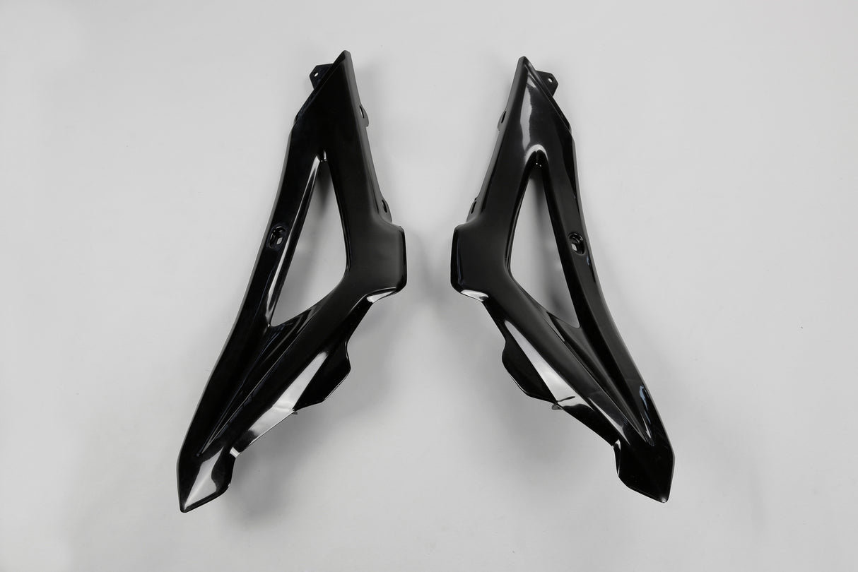 UFO Upper Radiator Shrouds Black for Husqvarna TC/TE/TX 05-07/CR125/WR125 06-08/CR250/WR250 06-13/WR300 09-13