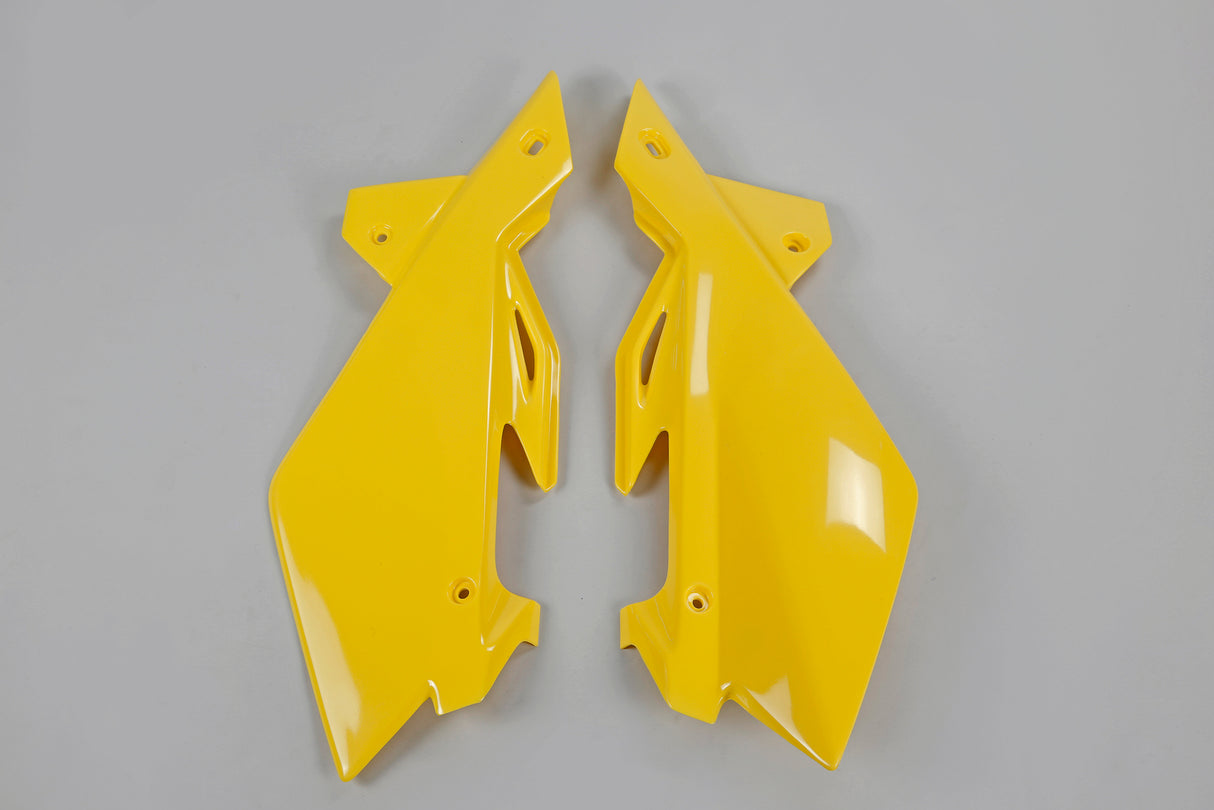 UFO Side Panels Yellow for Husqvarna TC/TR/TX 250/310 05-07/CR125/WR125 06-08/CR250/WR250/WR300 06-13