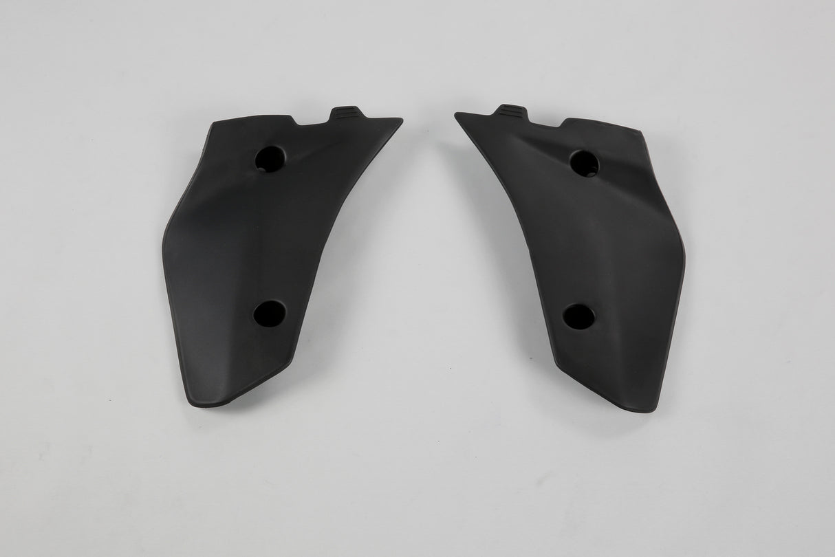 UFO Lower Radiator Shrouds Black for Husqvarna CR125/WR125 06-08/CR250/WR250 06-13/WR300 09-13