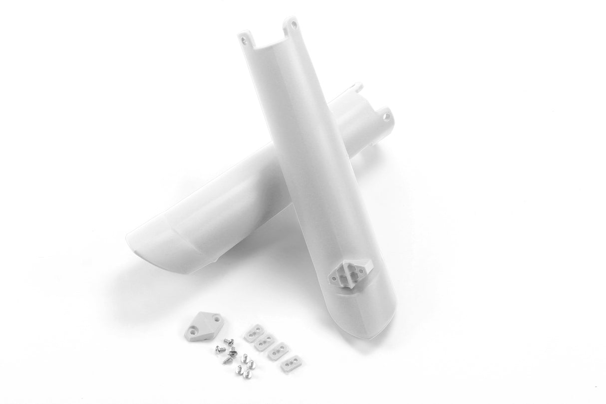 UFO Fork Slider Protectors White for Husqvarna TC/FC/TX 15-22/TE/FE 16-23