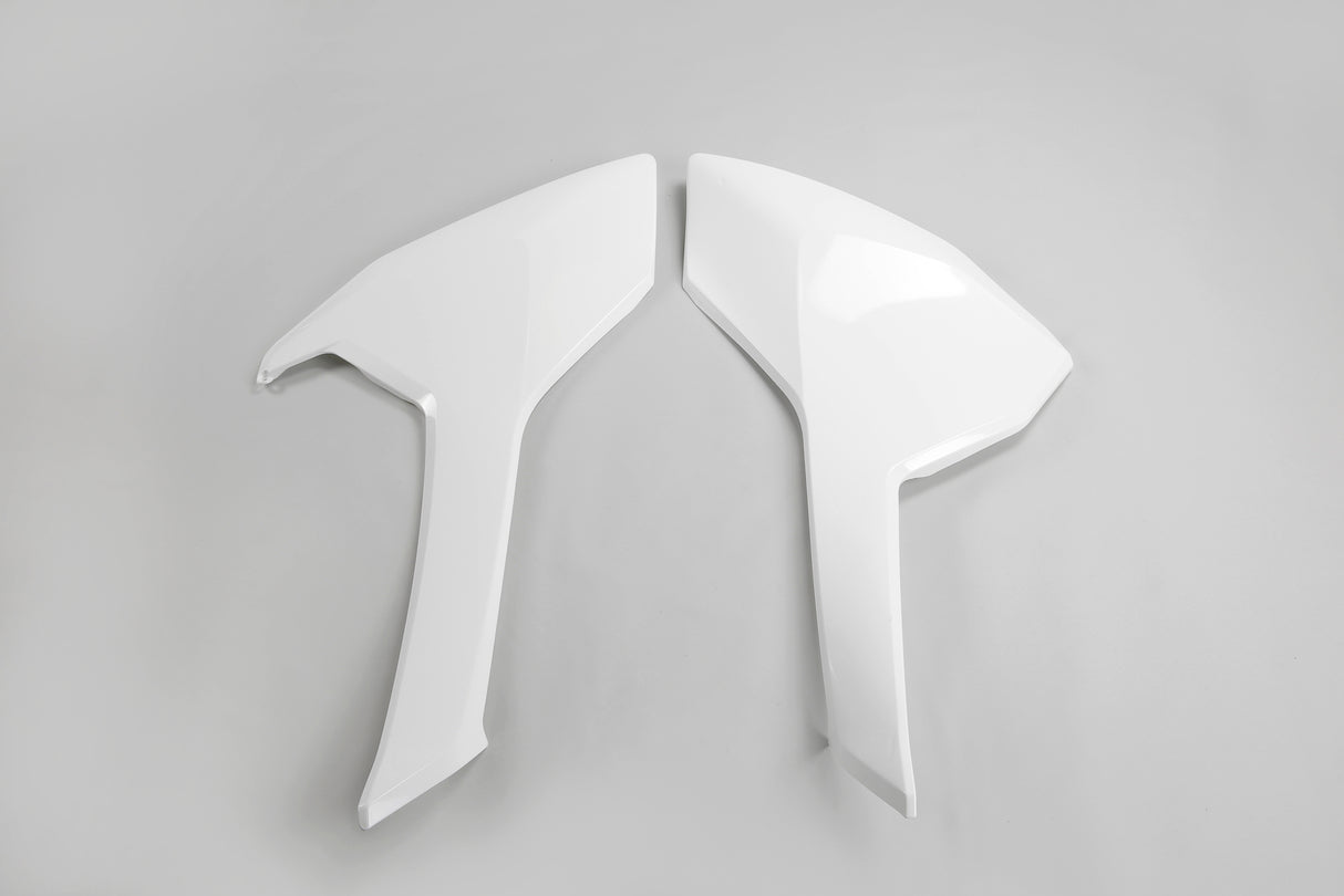 UFO Side Panels White for Husqvarna TC 125/300/FC 250/350/450 16-18/TC 250 17-18/TE 125/250/300/TX 125/250/300/FE 250/350/450/501 17-19